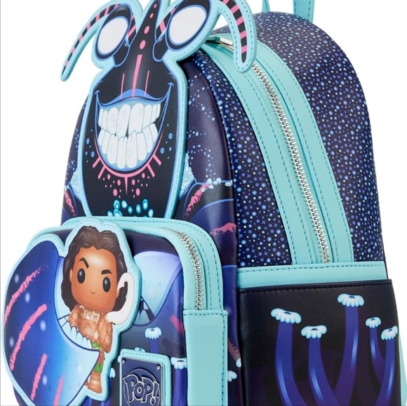 Loungefly Disney Villains: Moana - Tamatoa Glow In The Dark Mini-Backpac… - Picture 5 of 6